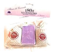 Le Chatelard 1802 Lot DE 2 Sachets de Lavande, 1 Savon Senteur Lavande de Provence