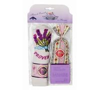 Le CHATELARD-Assortiment De 1 Bourse 18G De Fleurs De Lavande/Lavandin avec 1 Torchon 50X60 Cm