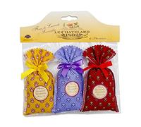 Le Chatelard - Lot de 3 sachets de lavande brodé