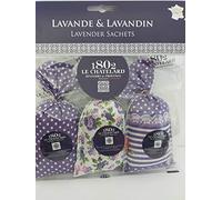 Le Chatelard Produit DE Provence - Assortiment DE 3 SACHETS DE Fleurs DE Lavande ET LAVANDIN- Origine France