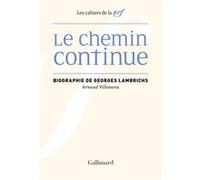 Le Chemin continue Arnaud Villanova (Auteur), Jacques Réda (Préface)
