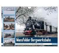 Le chemin de fer minier de Mansfeld, Version française (Calendrier mural 2026 DIN A4 portrait), Calendrier CALVENDO mensuel
