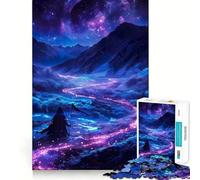 Le Chemin de la Faucheuse Puzzle de 1000 pièces pour Adolescents Jeu de logique et de Sens Paisible et Amusant Bords Lisses Cadeau créatif 50x75cm