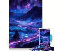 Le Chemin de la Faucheuse Puzzle de 1000 pièces pour Adolescents Jeu Intelligent et Convivial Découpe Lisse Liste de souhaits du Père Noël 38x26cm