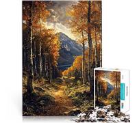 Le Chemin Le Moins fréquenté Puzzle 1000 pièces pour Adolescents Difficile et défi Jouets de décoration pour la Maison 38x26cm