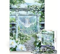 Le Chemin Sacré de Sarutahiko Puzzle de 1000 pièces pour Adolescents Jeu de réflexion et de Calme Qualité supérieure Cadeau de Noël (50x75cm)