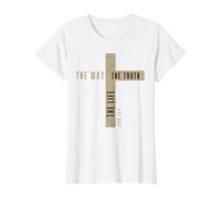Le Chemin T-Shirt Graphique avec Valeur, Femme, Blanc, L
