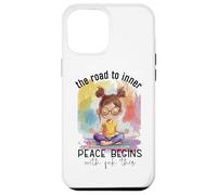 Le Chemin vers la Paix intérieure Commence par Fuck This Coque pour iPhone 12 Pro Max