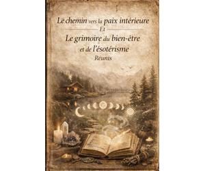 Le chemin vers la paix intérieure Et Le grimoire du bien-être et de l’ésotérisme. Réunis.