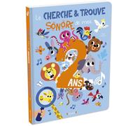 Le cherche et trouve sonore de mes 2 ans - Les animaux - Livre sonore avec 32 sons et un cherche et trouve - Dès 2 ans