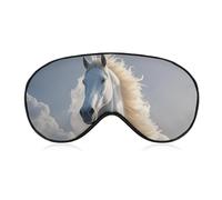 Le cheval au galop est un masque pour les yeux pour homme et femme, respirant et réglable, masque de sommeil ultra doux, bandeau de voyage léger pour avion, sieste, sommeil nocturne