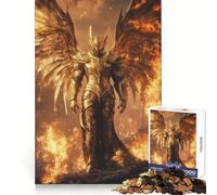 Le Chevalier Ange de Feu Puzzle de 1000 pièces pour Adolescents Jeu de réflexion et de complicité Découpe de précision Pièce de Collection Artistique 50x75cm