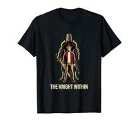 Le Chevalier au Sein des Chevaliers Templiers, Croisés et Catholiques T-Shirt