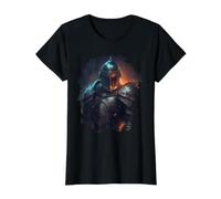 Le Chevalier Mystique dans Le Monde Fantastique avec Le feu T-Shirt Graphique avec Valeur