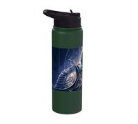 Le chevalier noir du pouvoir et du mysticisme Stainless Steel Insulated Water Bottle
