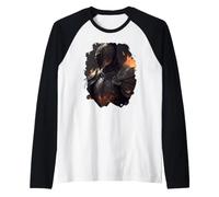 Le Chevalier Un héros dans Le Monde Sombre Manche Raglan