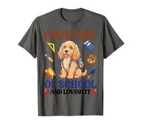 Le Chien Cocker Spaniel revient à Son Premier Jour d'école et Adore ça T-Shirt