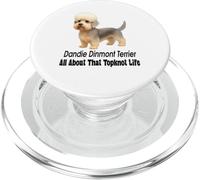 Le Chien Dandie Dinmont Terrier, Tout sur Cette Vie de Topknot PopSockets PopGrip pour MagSafe
