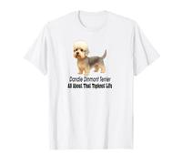 Le Chien Dandie Dinmont Terrier, Tout sur Cette Vie de Topknot T-Shirt