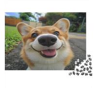 Le Chien Le Chien Corgi Puzzle 1000 Pièces en Bois pour Adultes pour des Jeux D'activités Familiales StimulLes Fourmis Puzzles 1000 Pièces pour Adultes 1000pcs (75x50cm)
