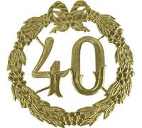 Le chiffre 40 pour une décoration festive