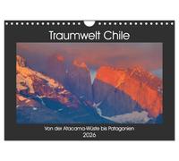 Le Chili, un monde de rêve, Version française (Calendrier mural 2026 DIN A4 portrait), Calendrier CALVENDO mensuel