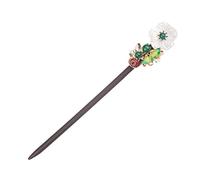 Le chinois, le chinois, Baguettes à cheveux en bois coquille de papillon fleur baguettes à cheveux décoratives épingles à cheveux Vintage bâton baguettes en bois classiques chinoises accessoires for c