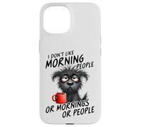 Le Chiot privé de Sommeil n'aime Pas Les Matins ou Les Gens, Chien fatigué Coque pour iPhone 15