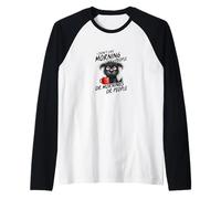 Le Chiot privé de Sommeil n'aime Pas Les Matins ou Les Gens, Chien fatigué Manche Raglan