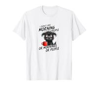 Le Chiot privé de Sommeil n'aime Pas Les Matins ou Les Gens, Chien fatigué T-Shirt