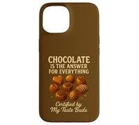 Le Chocolat est la réponse savoureuse pour Tout ce Qui est Amusant Coque pour iPhone 15