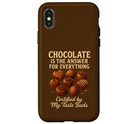 Le Chocolat est la réponse savoureuse pour Tout ce Qui est Amusant Coque pour iPhone X/XS