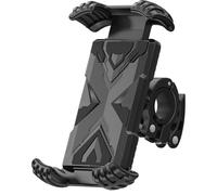Le choix des aventuriers : Support de guidon pour moto avec système de fixation rapide et installation facile pour appareils de 4,7 à 6,8 pouces