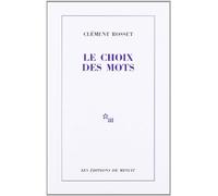 Le choix des mots
