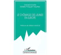 Le chômage des jeunes en europe - Gérard Duthil - L'harmattan - broché - Livre