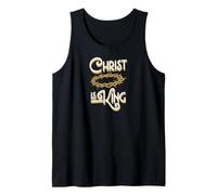Le Christ est Le Roi Chrétien Jésus Épines Débardeur