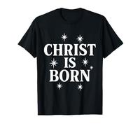 Le Christ est né Bible Première fête de Noël Anniversaire de Jésus T-Shirt