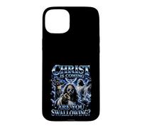 Le Christ revient : êtes-Vous en Train d'avaler Jésus ? Voyage Amusant pour Filles Coque pour iPhone 15 Plus