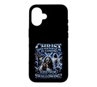 Le Christ revient : êtes-Vous en Train d'avaler Jésus ? Voyage Amusant pour Filles Coque pour iPhone 16