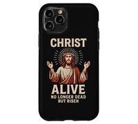 Le Christ Vivant n'est Plus Mort mais Jésus ressuscité (Art de la résurrection) Coque pour iPhone 11 Pro