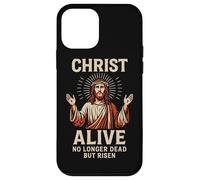 Le Christ Vivant n'est Plus Mort mais Jésus ressuscité (Art de la résurrection) Coque pour iPhone 12 Mini