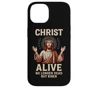 Le Christ Vivant n'est Plus Mort mais Jésus ressuscité (Art de la résurrection) Coque pour iPhone 14
