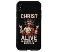 Le Christ Vivant n'est Plus Mort mais Jésus ressuscité (Art de la résurrection) Coque pour iPhone XS Max