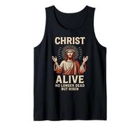 Le Christ Vivant n'est Plus Mort mais Jésus ressuscité (Art de la résurrection) Débardeur