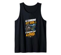 Le Chrono est Bon Humour Course a Pied Débardeur