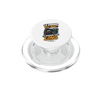 Le Chrono est Bon Humour Course a Pied PopSockets PopGrip pour MagSafe