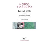 Le ciel brûle/tentative de jalousie suivi de Tentative de jalousie - Marina Tsvetaïeva - Gallimard - Poche - Poésie