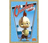 Le ciel et la poule - Poster - Chicken Little + cadre amovible, Shinsuke® Maxi MDF hêtre, vitre acrylique