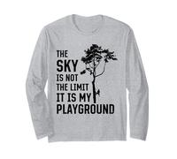 Le Ciel n'est Pas la Limite C'est Mon Terrain de Jeu - Arboriste d'arbres Manche Longue