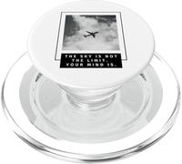 Le Ciel n'est Pas Votre Limite, C'est Votre Esprit Qui l'est | Cloud Plane PopSockets PopGrip pour MagSafe